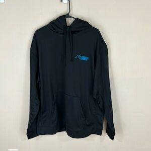 Carolina Panthers NFL Team Black Performance Hoodie Size  2XL XXL NWT